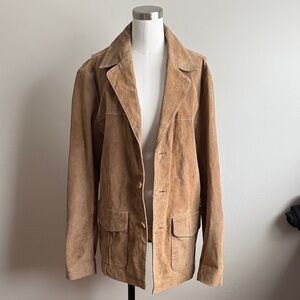 Tan Suede Men's Jacket